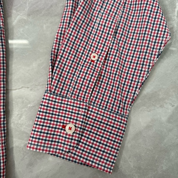 Men’s UNTUCKit Gallo Plaid Long Sleeve Button Down Shirt With Pocket Large - Picture 9 of 16